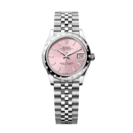 Rolex Datejust m278344 Pink Dial 31mm Domed Diamond