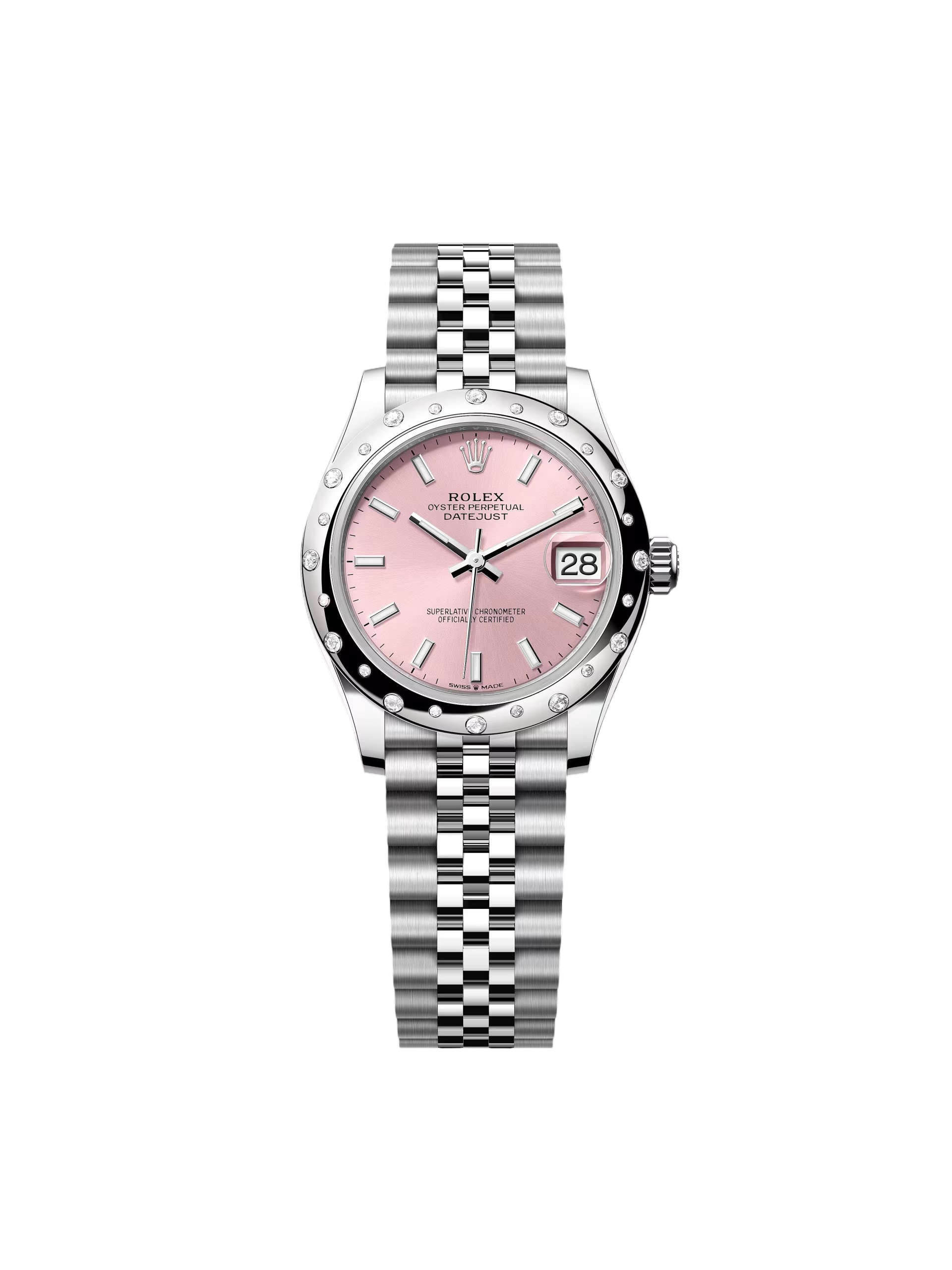 549F4BA8-3B2C-32EB-DB4E-21BB1B8F1A70.png Rolex Datejust m278344 Pink Dial 31mm Domed Diamond - Image 1