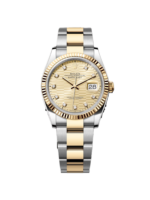 Rolex  Datejust 36mm 126233 Champagne Fluted Motif Diamond Dial Jubilee Bracelet - Image 2