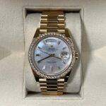 Rolex Day-Date 40mm White Mother-of-Pearl Dial President Watch 228348RBR-0046 - Image 2