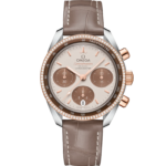 Omega Speedmaster 38 Brown Dia 38mm Stainless Steel Sedna™18k Rose Gold Strap 324.28.38.50.02.002