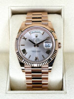 Rolex Day-Date President 40mm Everose Gold Sundust Roman Dial - 228235 - Image 2