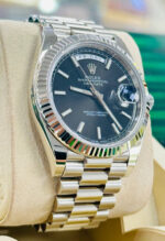 Rolex  Day-Date President 40mm White Gold Black Index Dial - 228239 - Image 4