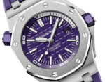 Audemars Piguet Offshore Diver Purple Dial 42mm 15710ST.OO.A077CA.0 - Image 2