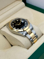 Rolex Datejust 41mm 126303 Black Diamond Oyster Steel and Yellow Gold Mens Watch - Image 7