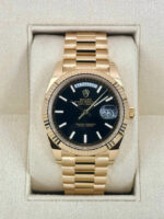 Rolex Day-Date President 40mm Yellow Gold Black Index Dial - 228238 - Image 2