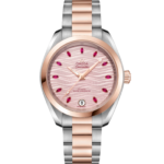 Omega Seamaster Aqua Terra 150M 34 mm Pink Dial Stainless Steel and Sedna™ 18k Rose Gold Bracelet 220.20.34.20.60.001