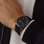 IWC Pilot Performance Chronograph 41mm Mercedes AMG Petronas Formula OneTM Team Mens Watch Black Rubber IW388306-340 - Image 6