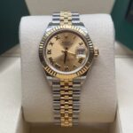 Rolex Lady-Datejust 28mm 279173 Champagne Roman Dial Oyster Bracelet - Image 10