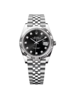 Rolex  Datejust 41mm 126334 Black Diamond Oyster Stainless Steel Mens Watch - Image 2