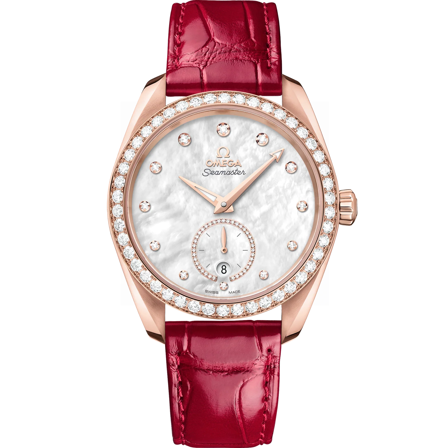 575FFE49-ABA5-31E4-E031-7F16D1C492D2.png Omega Seamaster Aqua Terra 150M 38 mm White Dial Sedna™ 18k Rose Gold Strap 220.58.38.20.55.002 - Image 1