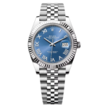 Rolex  Datejust 41mm 126334 Blue Roman Oyster Stainless Steel Men’s Watch