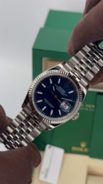 Rolex  Datejust 36mm 126234 Blue Index Dial 36mm Oyster Stainless Steel - Image 14
