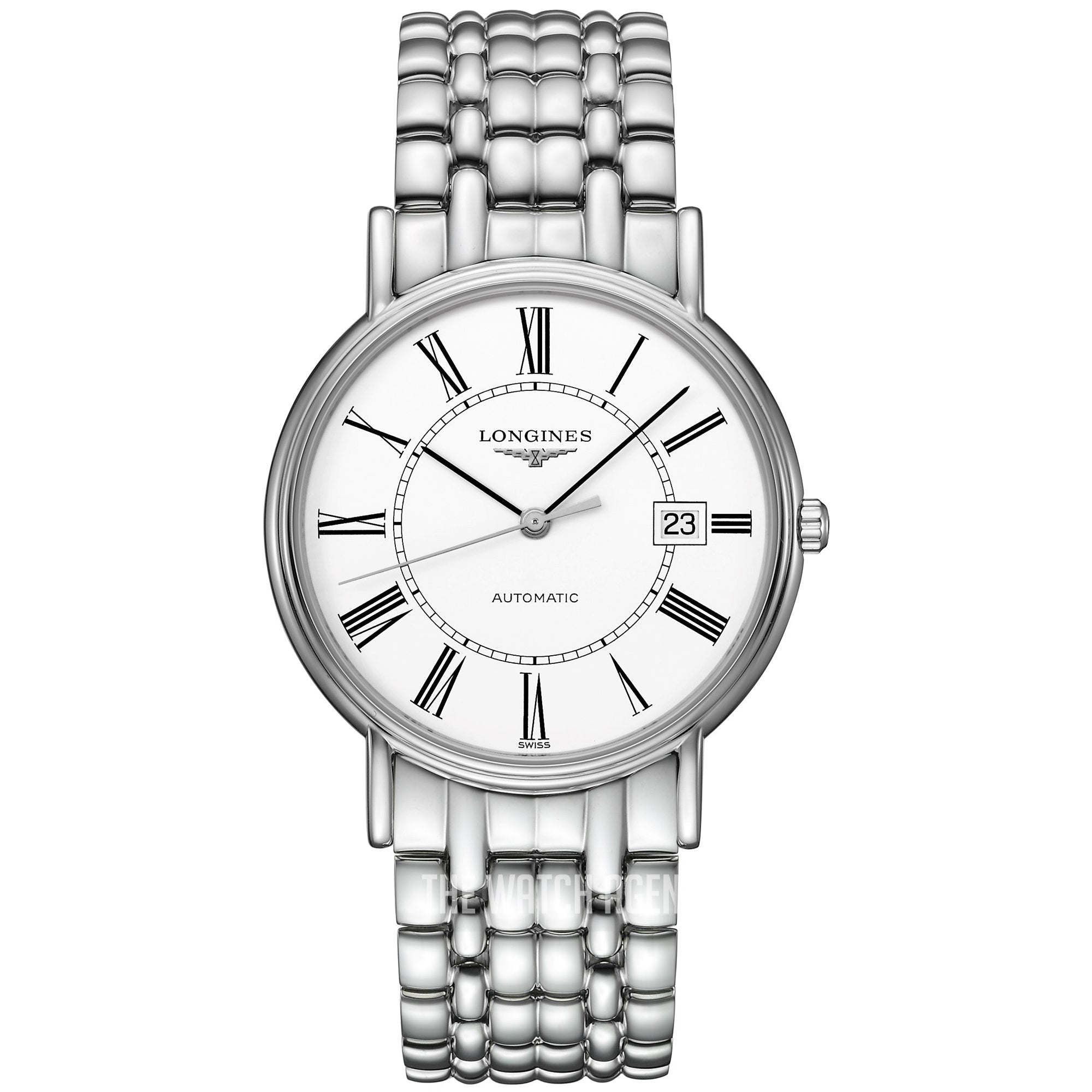 57B0CE21-046C-06E0-1576-1870CE25A7CE.jpg Longines Men's L4.921.4.11.6 Presence Stainless Steel Watch - Image 1