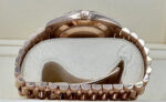 Rolex Day-Date President 40mm Everose Gold Mother of Pearl Diamond Baguette Dial - 228235 - Image 7