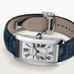 Cartier TANK AMERICAINE Blue Strap 26.6 mm - Image 3