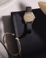 Omega De Ville Mini Trésor 26mm Yellow Dial with Diamonds Moonshine™ 18k Rose Gold Strap 428.57.26.60.99.001 - Image 5