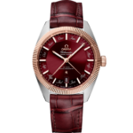 Omega Constellation Globemaster 41mm Green Dial Stainless Steel ‑ Sedna™ 18k Rose Gold Strap 130.23.41.22.11.001