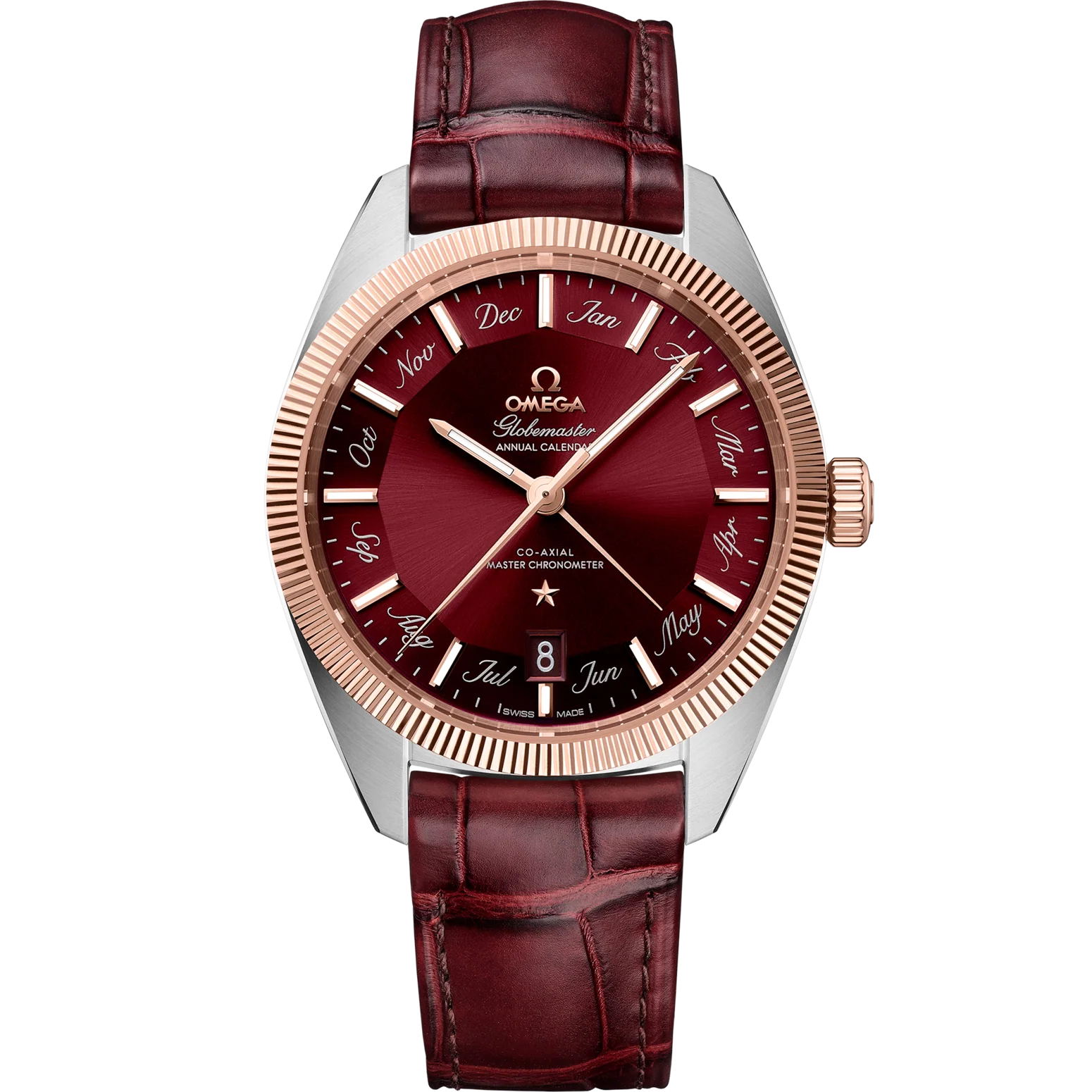 594411DA-7EE6-D015-A975-E6CCBE036829.png Omega Constellation Globemaster 41mm Green Dial Stainless Steel ‑ Sedna™ 18k Rose Gold Strap 130.23.41.22.11.001 - Image 1