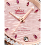 Omega Seamaster Aqua Terra 150M 34 mm Pink Dial with Diamonds Stainless Steel and Sedna™ 18k Rose Gold Bracelet 220.25.34.20.60.001 - Image 3