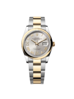 Rolex  Datejust 126203 Silver Roman Dial 36mm Domed Bezel