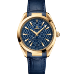 OMEGA Seamaster Aqua Terra 41mm Blue Dial 18k Yellow Gold Strap 522.53.41.21.03.001