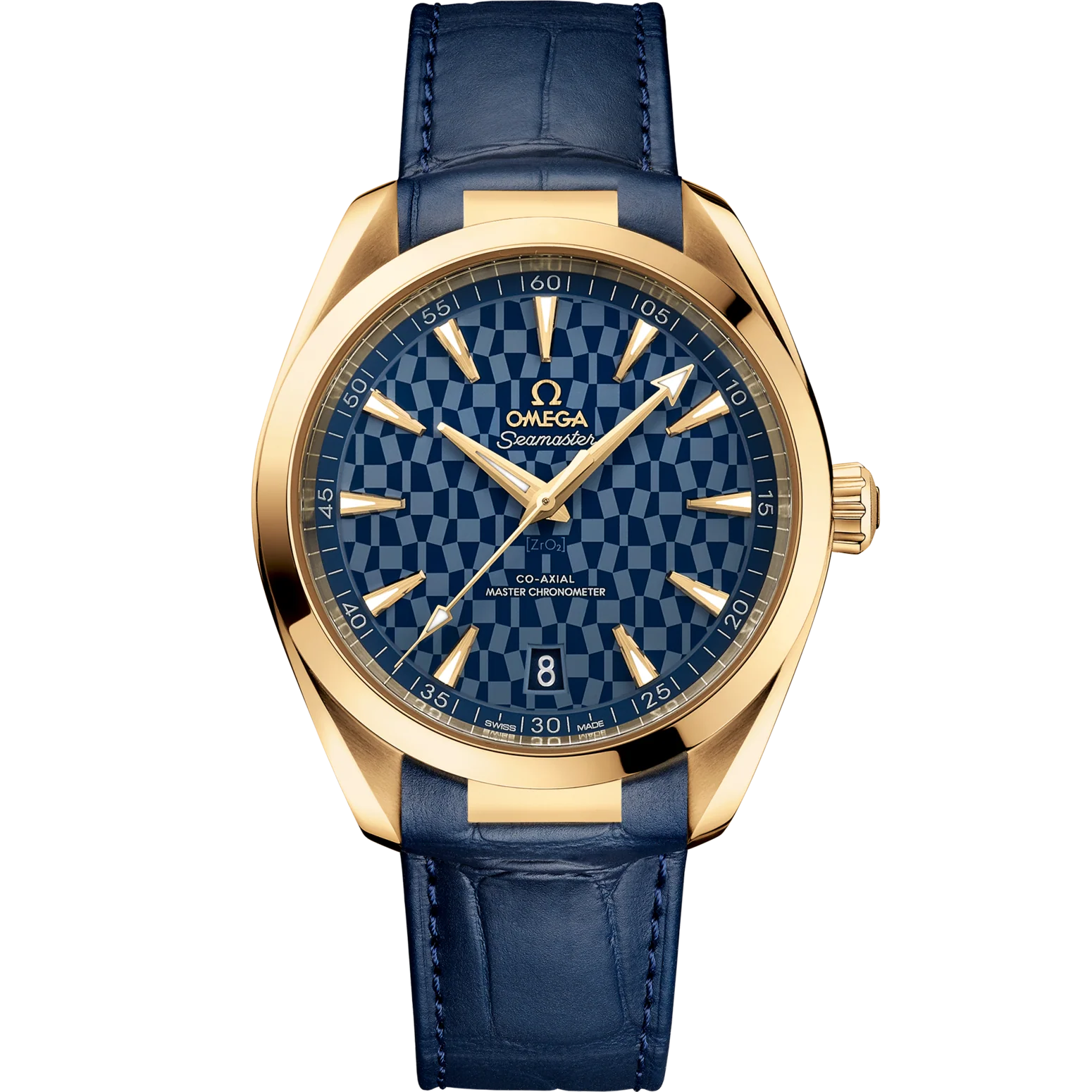 5A0D24C0-960F-D852-B248-FFCD055DCC42.png OMEGA Seamaster Aqua Terra 41mm Blue Dial 18k Yellow Gold Strap 522.53.41.21.03.001 - Image 1