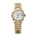 Rolex Datejust m278278-0020 White 31mm Dial President Bracelet Watch