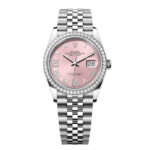 Rolex  Datejust 36mm 126284 Pink Dial Jubilee Bracelet