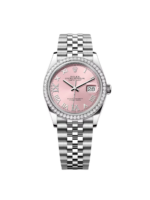 Rolex  Datejust 36mm 126284 Pink Dial Jubilee Bracelet
