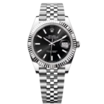 Rolex  Datejust Black Index Jubilee 41mm Stainless Steel - 126334