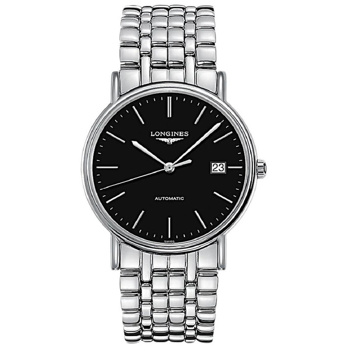 5A9C787C-8C83-3BC4-D683-D59B8291CAFD.jpg Longines Men's L4.921.4.52.6 Presence Stainless Steel Watch - Image 1