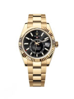 Rolex  Sky-Dweller 42mm 336938-0002 Yellow Gold Black Dial Oyster
