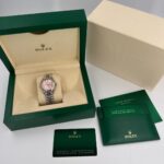 Rolex Datejust m278344-0021/0022 Pink Dial 31mm Domed Diamond Oyster Watch - Image 16