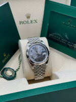 Rolex  Datejust 41mm 126334 Slate Roman Jubilee Stainless Steel Mens Watch - Image 4