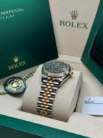 Rolex Datejust m278273-0031/0032 31mm Olive Green Floral Motif Dial Stainless Steel and Yellow Gold Oyster Watch - Image 16