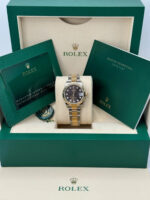 Rolex Datejust m278273-0021/0022 31mm Dark Grey Dial Stainless Steel and Yellow Gold Oyster Watch - Image 9