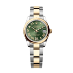 Rolex Datejust m278243-0015/0016 31mm Olive Green Dial Yellow Rolesor Oyster Watch