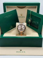 Rolex Datejust 41mm 126331 Sundust Index Oyster Steel and Everose Gold Watch - Image 12