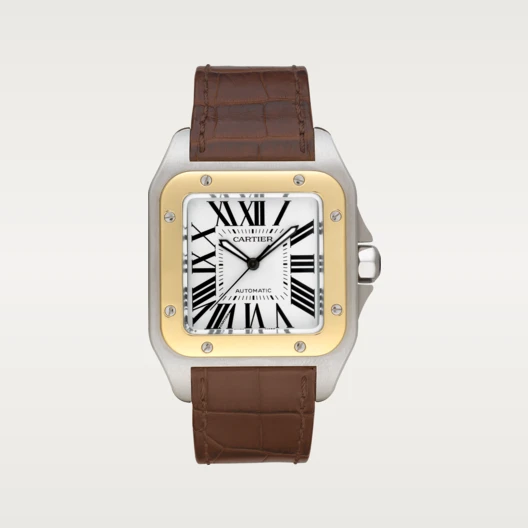 5D7091F6-0769-76EE-71B2-F0B0EFD20420.png Cartier SANTOS 100 WATCH 38mm - Image 1