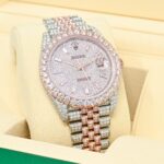 Rolex Datejust 41mm - Everose Full Honeycomb Baguette 126331 - Image 2