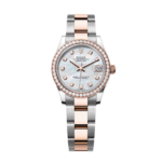 Rolex Datejust m278381-0025/0026 Mother-of-Pearl Diamond 31mm Dial Diamond-Set Bezel and Oyster Bracelet Watch
