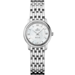 Omega De Ville Prestige 24.4 mm White Dial Stainless Steel Bracelet 424.10.24.60.05.001