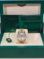 Rolex  Day-Date President 40mm Yellow Gold Silver Index Dial - 228238 - Image 4