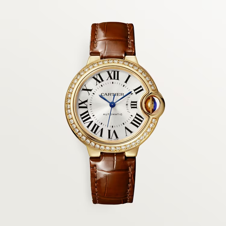 5EE36551-E87F-D726-39D2-69FDAB40B7D5.png Cartier BALLON BLEU Diamond Yellow Gold 33mm - Image 1