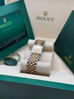 Rolex  Datejust 36mm 126233 Custom Black Dial Jubilee Bracelet Watch - Image 6
