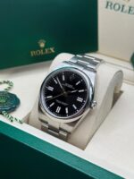 Rolex  Oyster-Perpetual 41mm 124300-0002 Stainless Steel Black Index Dial Watch - Image 3