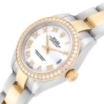 Rolex Lady-Datejust 28mm 279383RBR White Roman Dial Yellow Rolesor Oyster Bracelet - Image 8