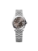 Rolex Datejust m278344 Dark Grey Dial 31mm Domed Diamond