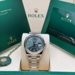 Rolex  Datejust 36mm 126234 Mint Green Dial Jubilee Bracelet Watch - Image 9